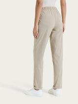 Pantalone jogger con tasche in Super Fresh Marroni Donna - Ragno