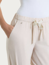 Pantalone jogger con tasche in Super Fresh Rosa Donna - Ragno