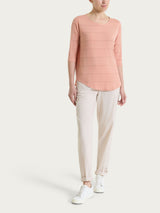 Pantalone jogger con tasche in Super Fresh Rosa Donna - Ragno