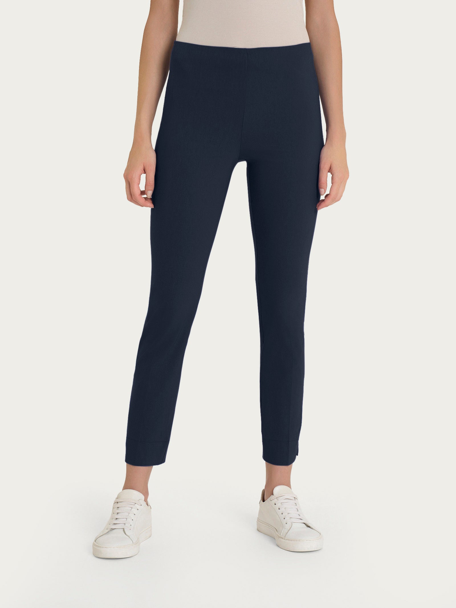 Slit capri pants in Super Fresh - Bleu – Ragno