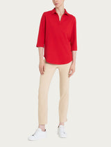 Pantalone capri con spacchetti in Super Fresh Marroni Donna - Ragno