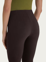 Pantalone capri con spacchetti in Super Fresh Marroni Donna - Ragno