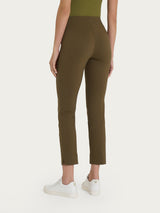 Pantalone capri con spacchetti in Super Fresh Verdi Donna - Ragno