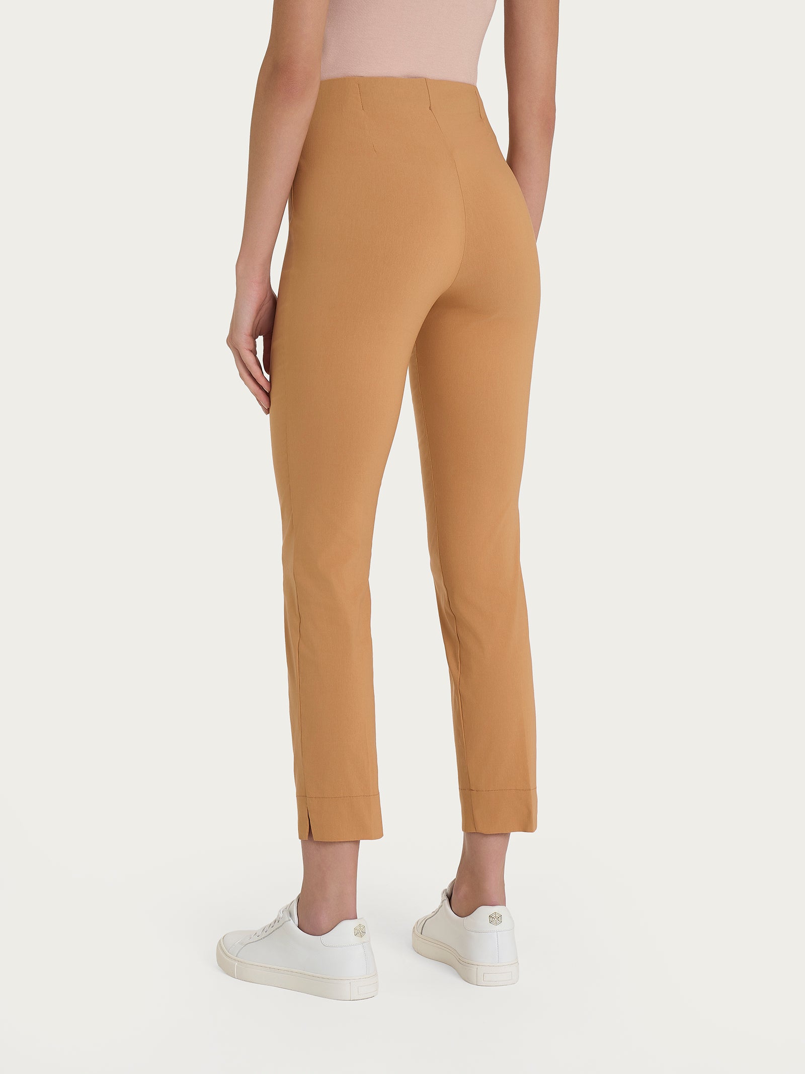 Pantalone capri con spacchetti in Super Fresh Marroni Donna - Ragno