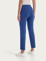Capri pants with slits in Super Fresh Blue Women's - Ragno