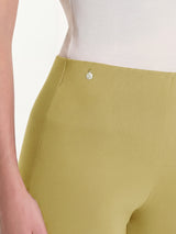Pantalón capri con aberturas en verde Super Fresh Mujer - Ragno