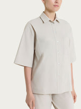 Camicia con manica corta in Super Fresh Bianchi Donna - Ragno