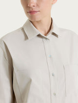 Camicia con manica corta in Super Fresh Bianchi Donna - Ragno