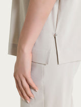 Camicia con manica corta in Super Fresh Bianchi Donna - Ragno