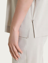 Camicia con manica corta in Super Fresh Bianchi Donna - Ragno
