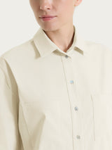 Camicia con manica corta in Super Fresh Bianchi Donna - Ragno