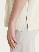 Camicia con manica corta in Super Fresh Bianchi Donna - Ragno