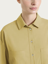 Camicia con manica corta in Super Fresh Verdi Donna - Ragno