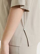 Camicia con manica corta in Super Fresh Marroni Donna - Ragno