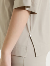 Camicia con manica corta in Super Fresh Marroni Donna - Ragno