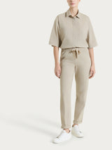 Camicia con manica corta in Super Fresh Marroni Donna - Ragno