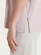 Camicia con manica corta in Super Fresh Rosa Donna - Ragno
