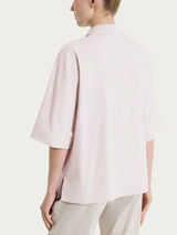 Camicia con manica corta in Super Fresh Rosa Donna - Ragno