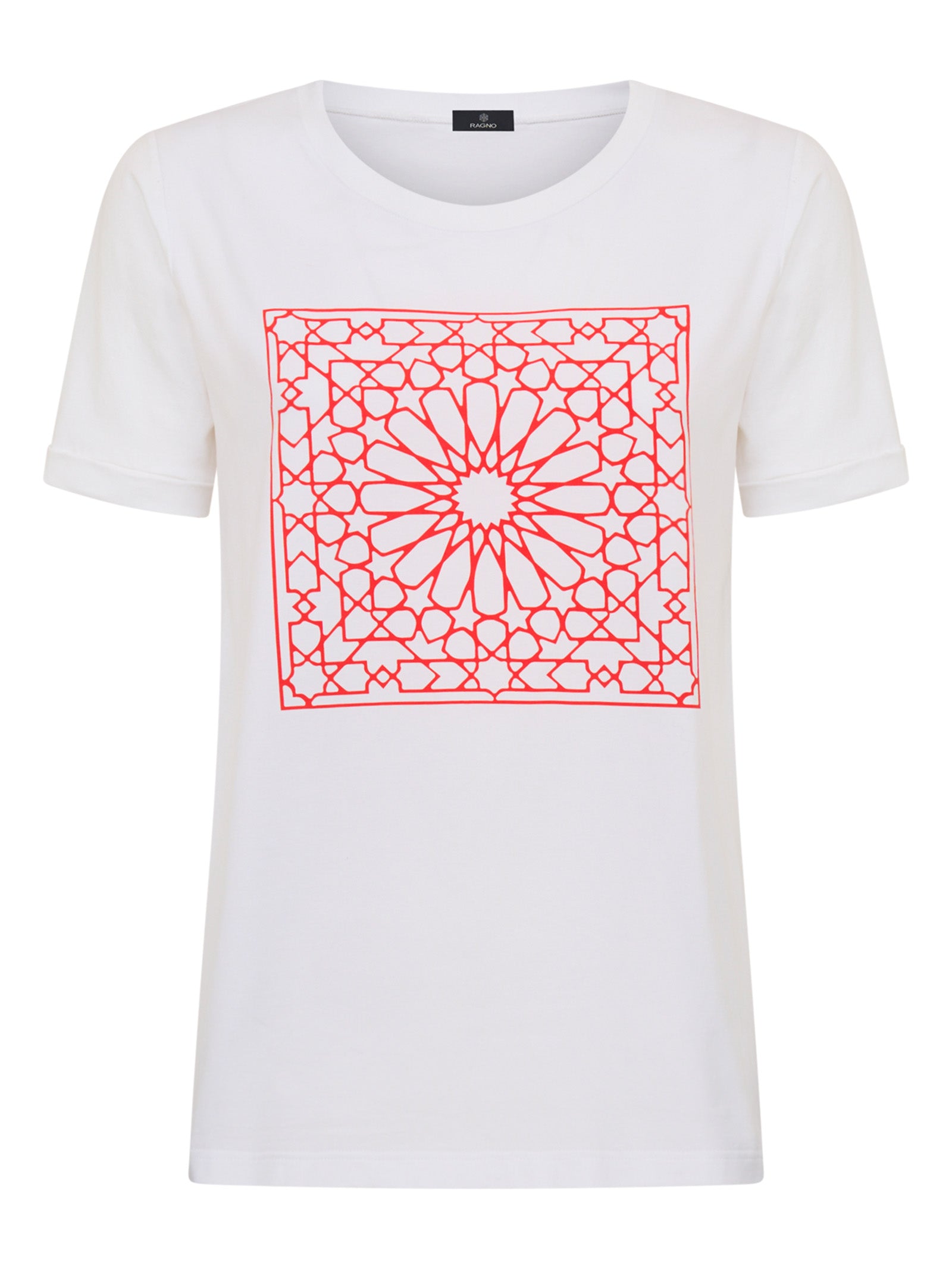 S.Oliver T-Shirt Uomo Con Stampa Frontale - Casual, Girocollo, Cotone Morbido