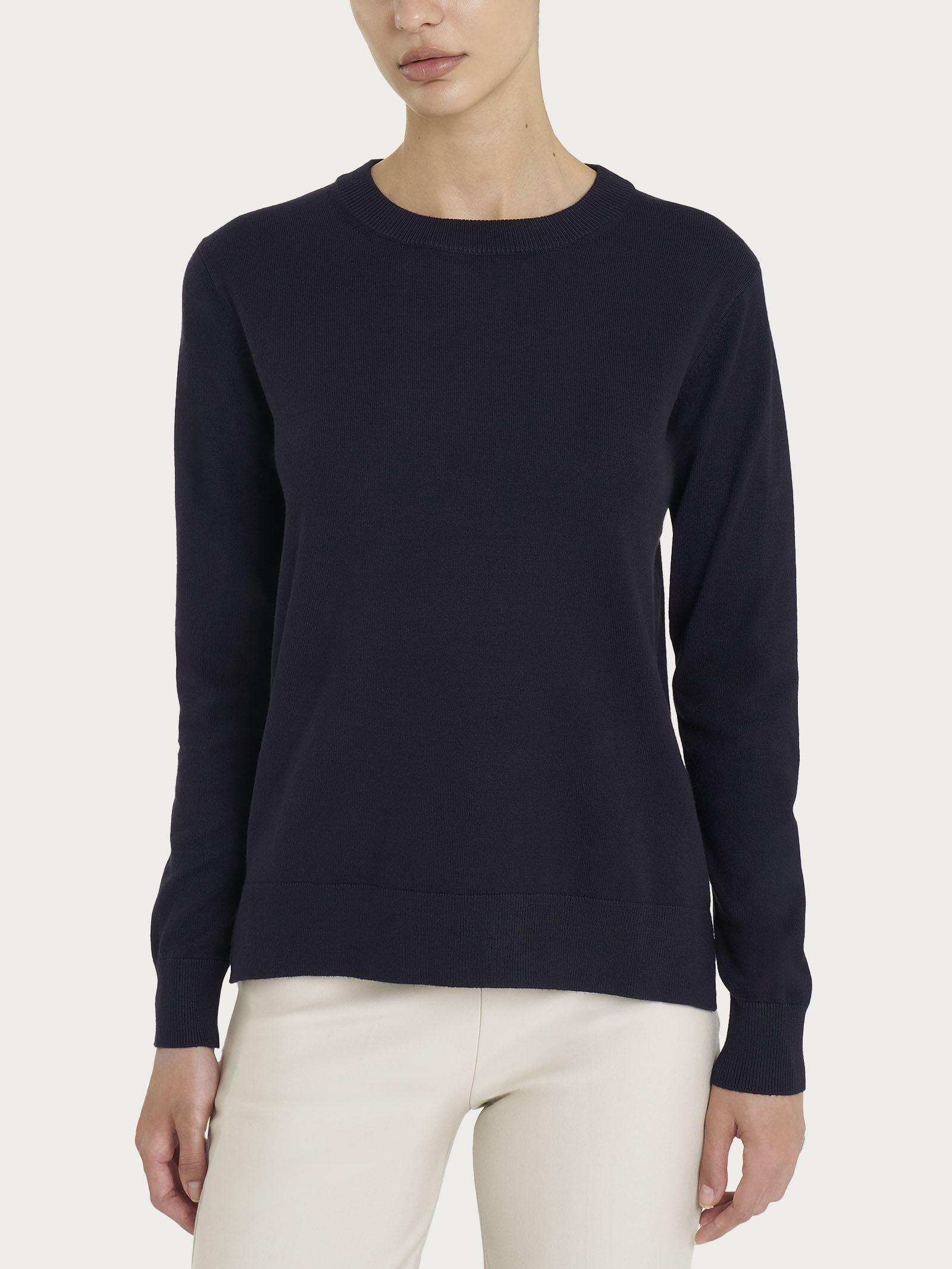 Maglia girocollo Four Seasons Blu Donna - Ragno