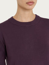 Maglia girocollo Four Seasons Viola Donna - Ragno