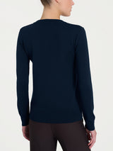 Jersey con cuello «Madonna» Four Seasons azul para mujer - Ragno