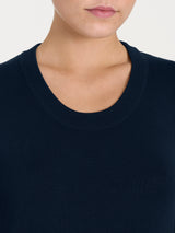 Maglia con scollo madonna Four Seasons Blu Donna - Ragno