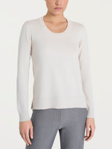 Maglia con scollo madonna Four Seasons Bianchi Donna - Ragno