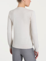 Maglia con scollo madonna Four Seasons Bianchi Donna - Ragno