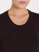 Jersey con cuello redondo «Madonna» de Four Seasons, marrón, para mujer - Ragno