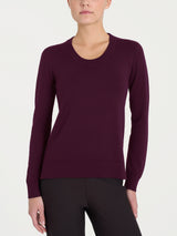 Maglia con scollo madonna Four Seasons Viola Donna - Ragno