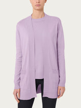 Cardigan con bottoni Four Seasons Viola Donna - Ragno