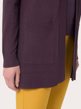 Cardigan con bottoni Four Seasons Viola Donna - Ragno