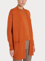 Cardigan lungo Four Seasons Arancioni Donna - Ragno