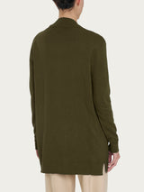 Cardigan lungo Four Seasons Verdi Donna - Ragno