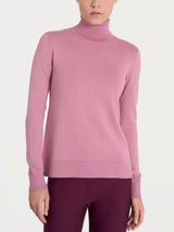 Jersey de cuello alto Four Seasons rosa para mujer - Ragno