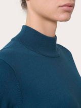 Lupetto con manica corta Four Seasons Blu Donna - Ragno