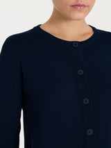 Cardigan con bottoni Four Seasons Blu Donna - Ragno