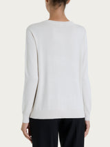 Cardigan con bottoni Four Seasons Bianchi Donna - Ragno