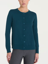 Cardigan con bottoni Four Seasons Blu Donna - Ragno