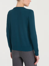 Cardigan con bottoni Four Seasons Blu Donna - Ragno