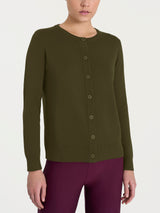 Cardigan con bottoni Four Seasons Verdi Donna - Ragno