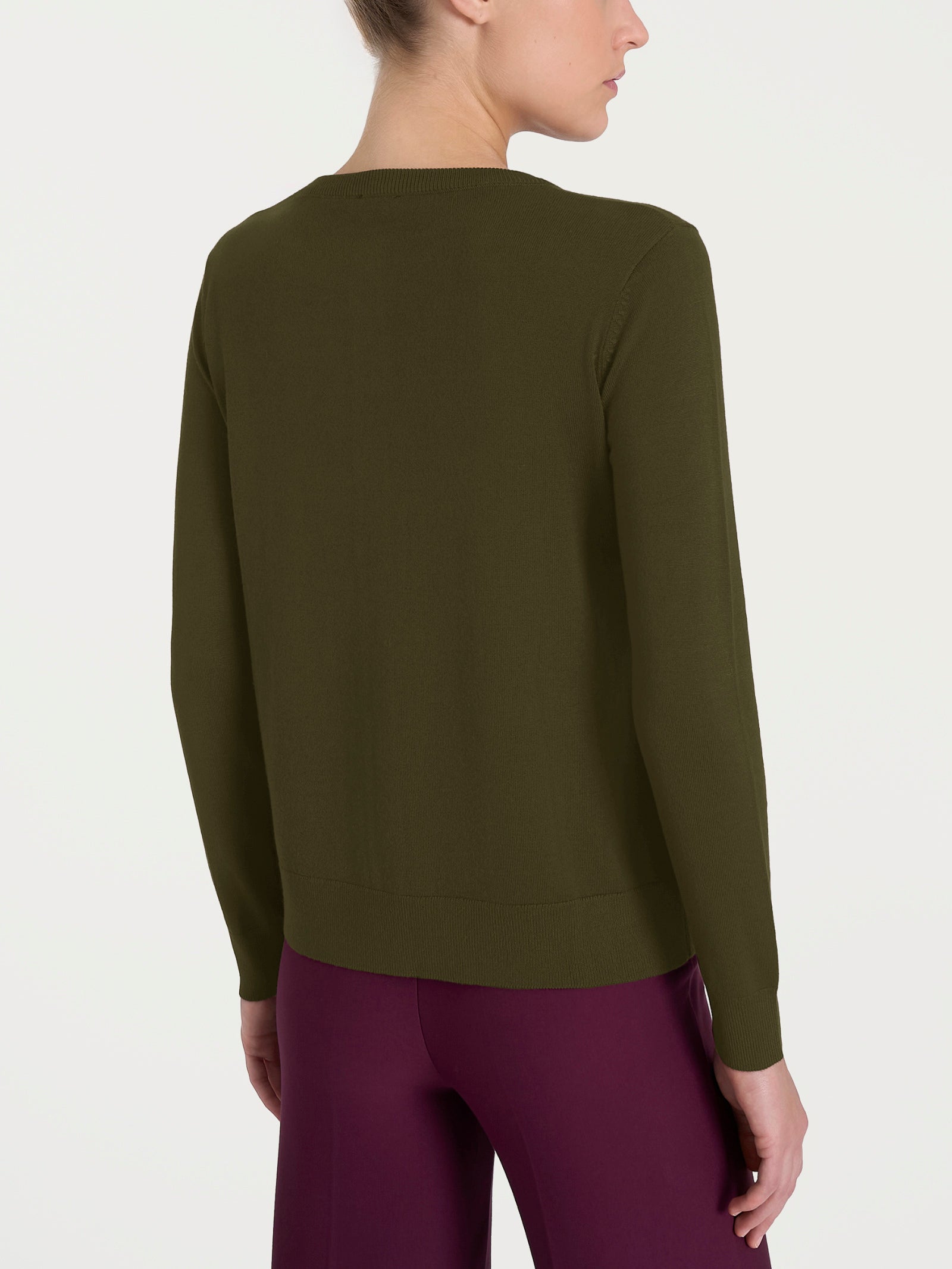 Cardigan con bottoni Four Seasons Verdi Donna - Ragno