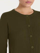 Cardigan con bottoni Four Seasons Verdi Donna - Ragno