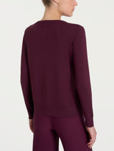 Cárdigan con botones Four Seasons morado para mujer - Ragno