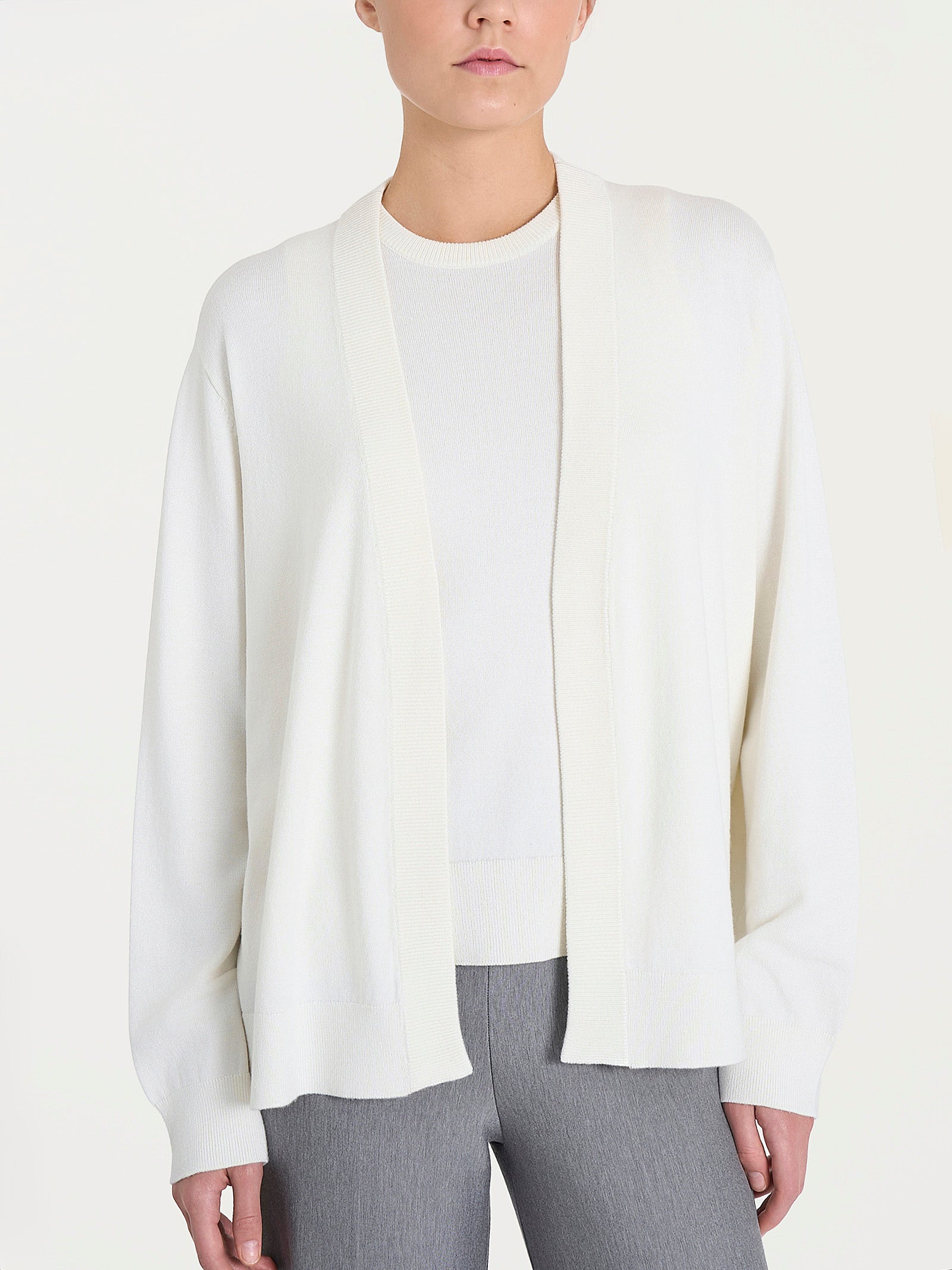 Cardigan corto Four Seasons Bianchi Donna - Ragno