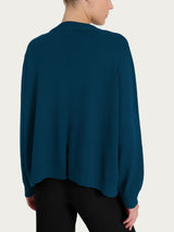 Cárdigan corto Four Seasons azul para mujer - Ragno