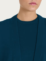 Cárdigan corto Four Seasons azul para mujer - Ragno