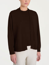 Cardigan corto Four Seasons Marroni Donna - Ragno