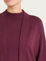 Cárdigan corto Four Seasons morado para mujer - Ragno